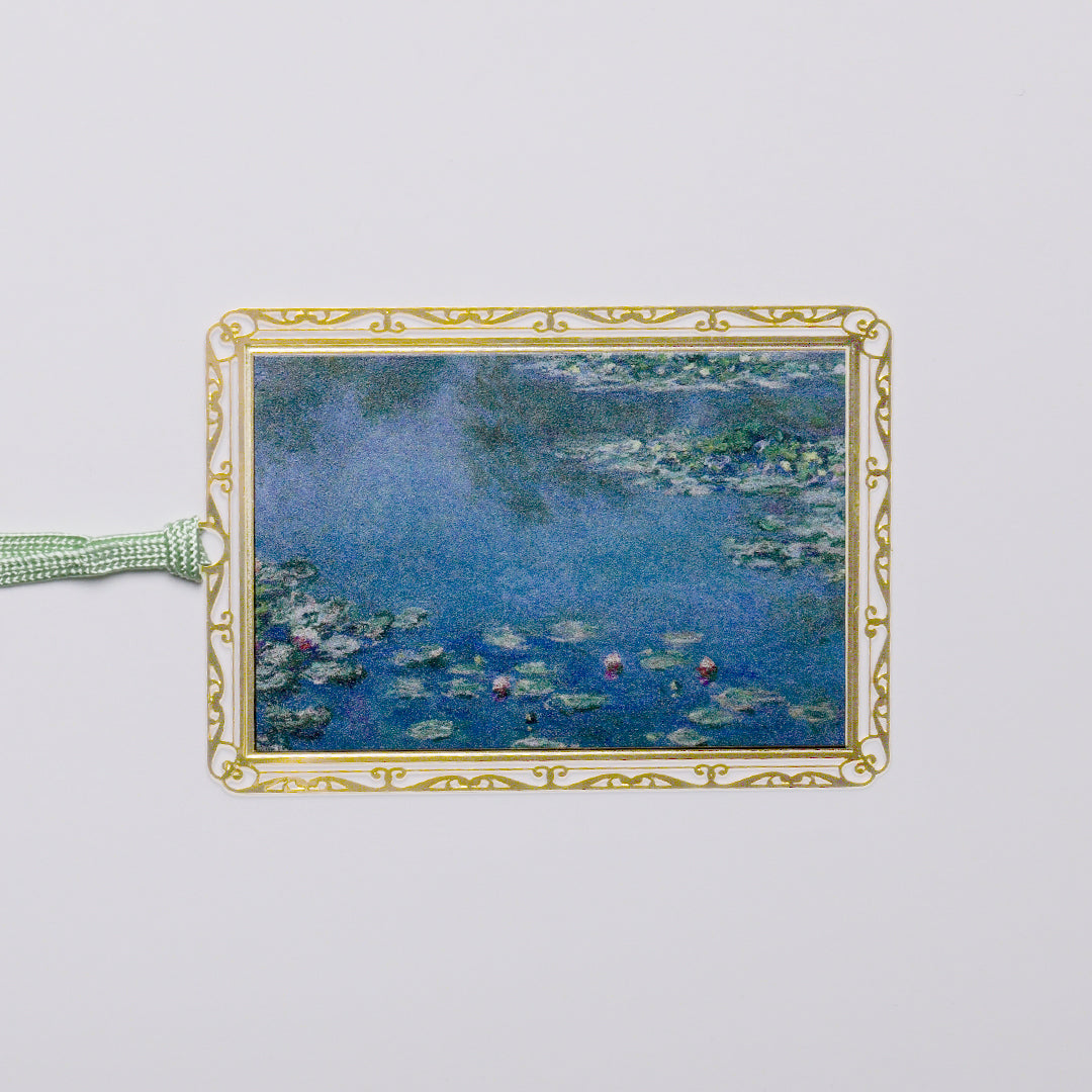 デザインブックマーク 絵画デザイン「睡蓮」