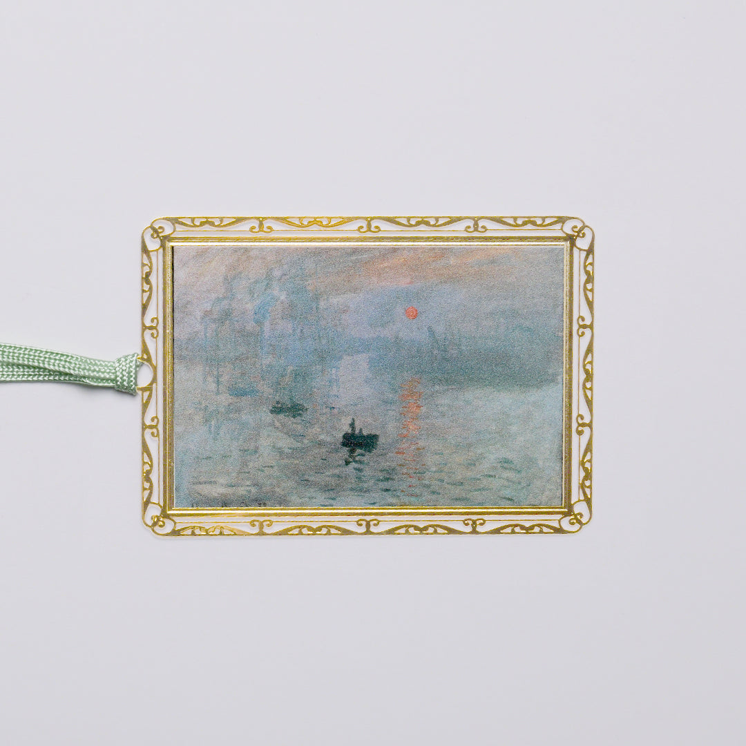 デザインブックマーク 絵画デザイン「印象・日の出」