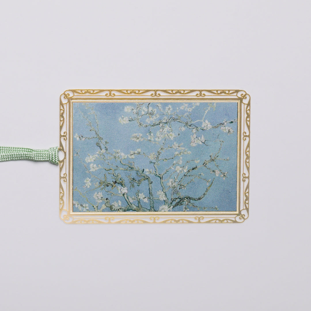 デザインブックマーク 絵画デザイン「花咲くアーモンドの木の枝」