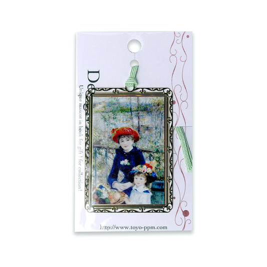 デザインブックマーク 絵画デザイン「二人の姉妹(テラスにて)」