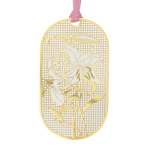 金のしおり「ユリ 」