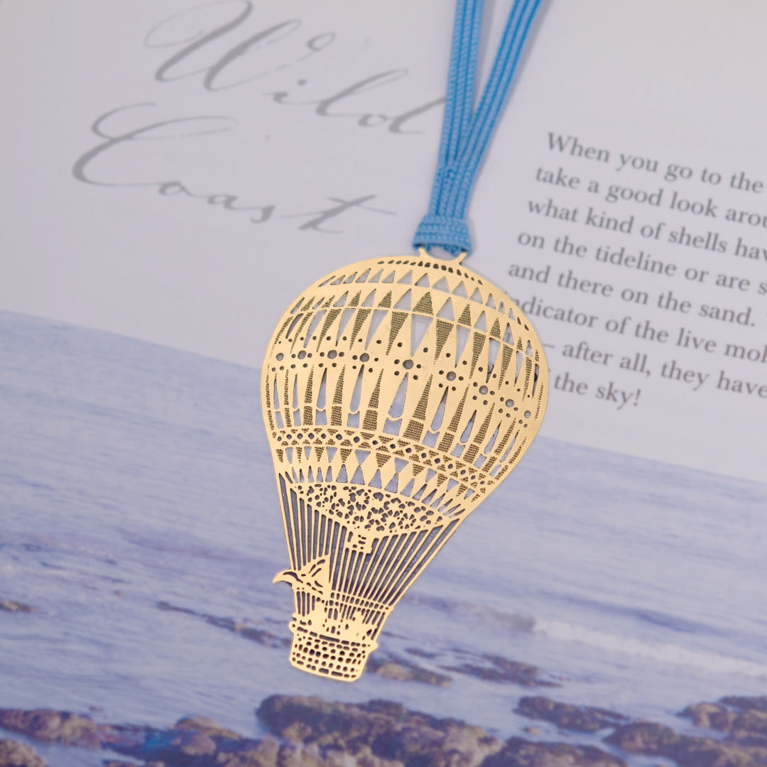 金のしおり「気球」