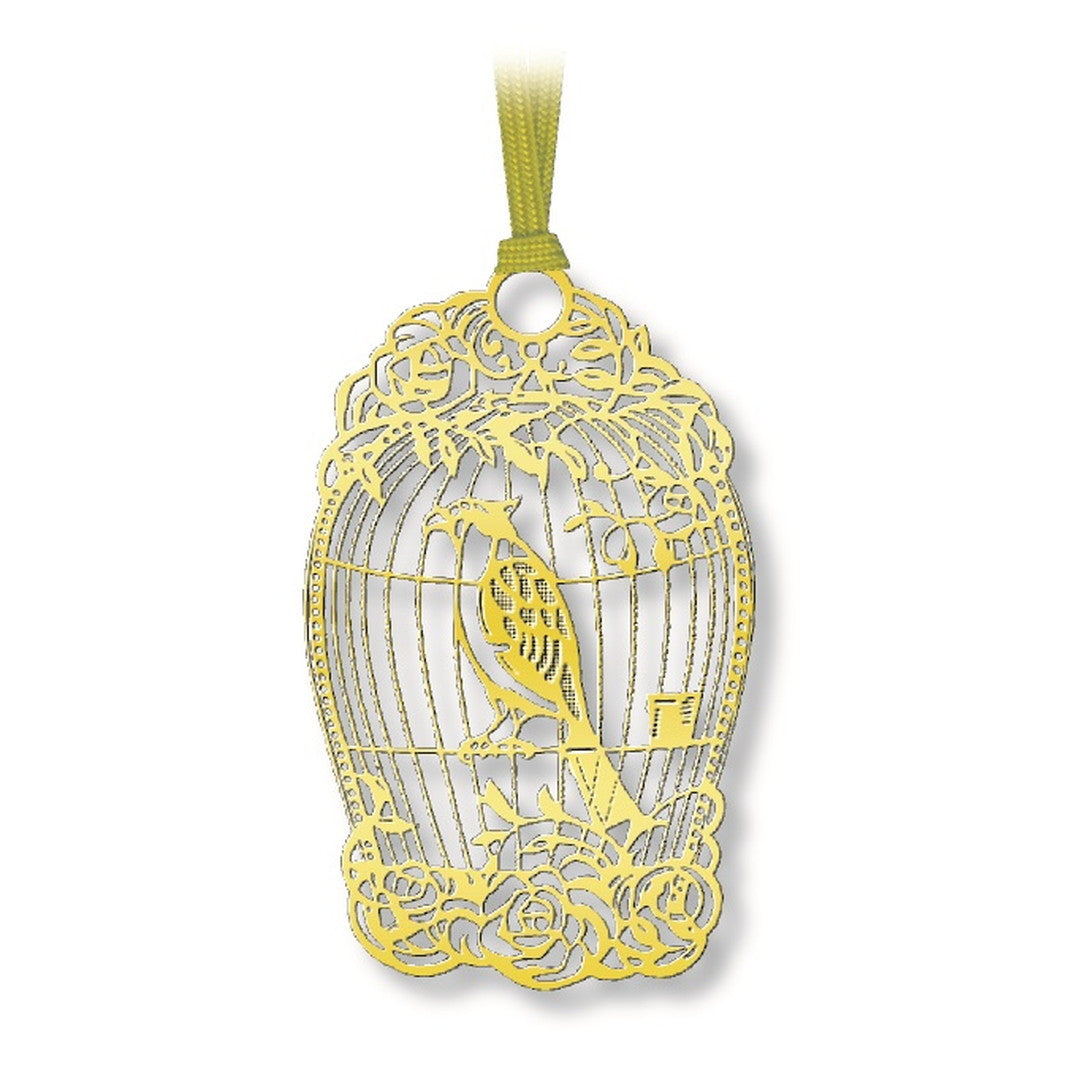 金のしおり「鳥かご」