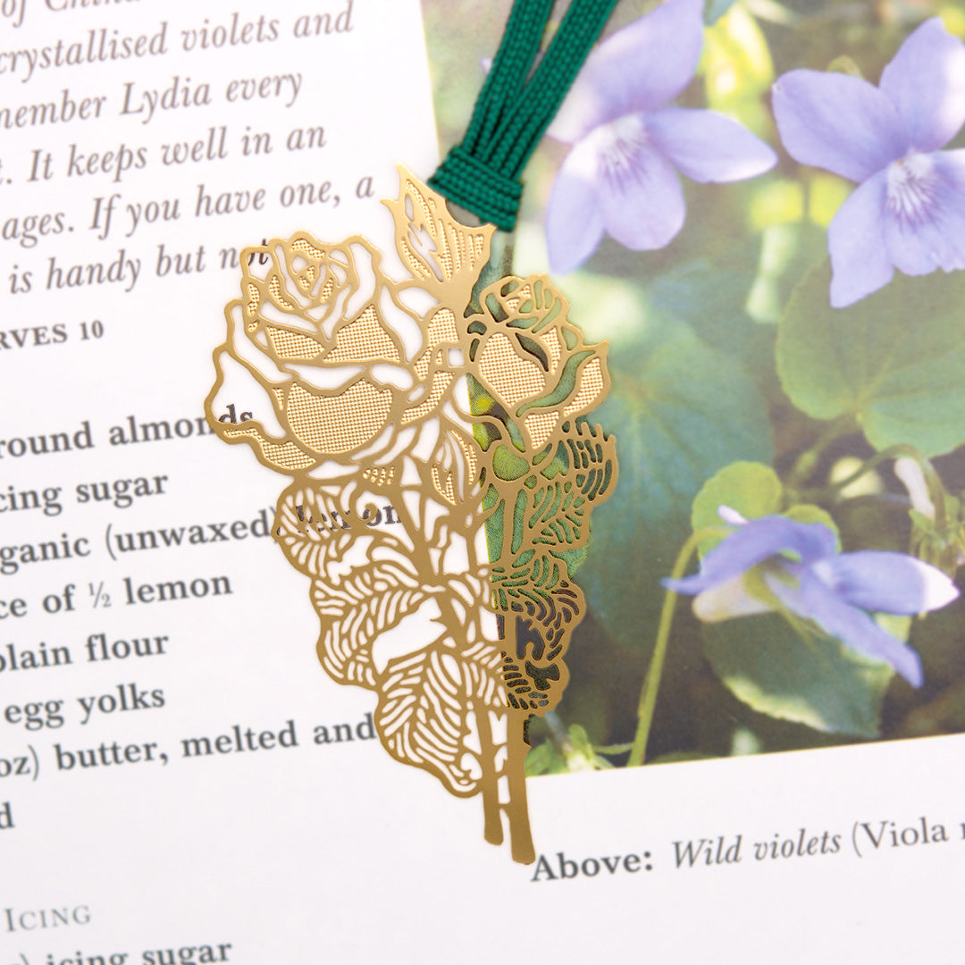 金のしおり「バラB」