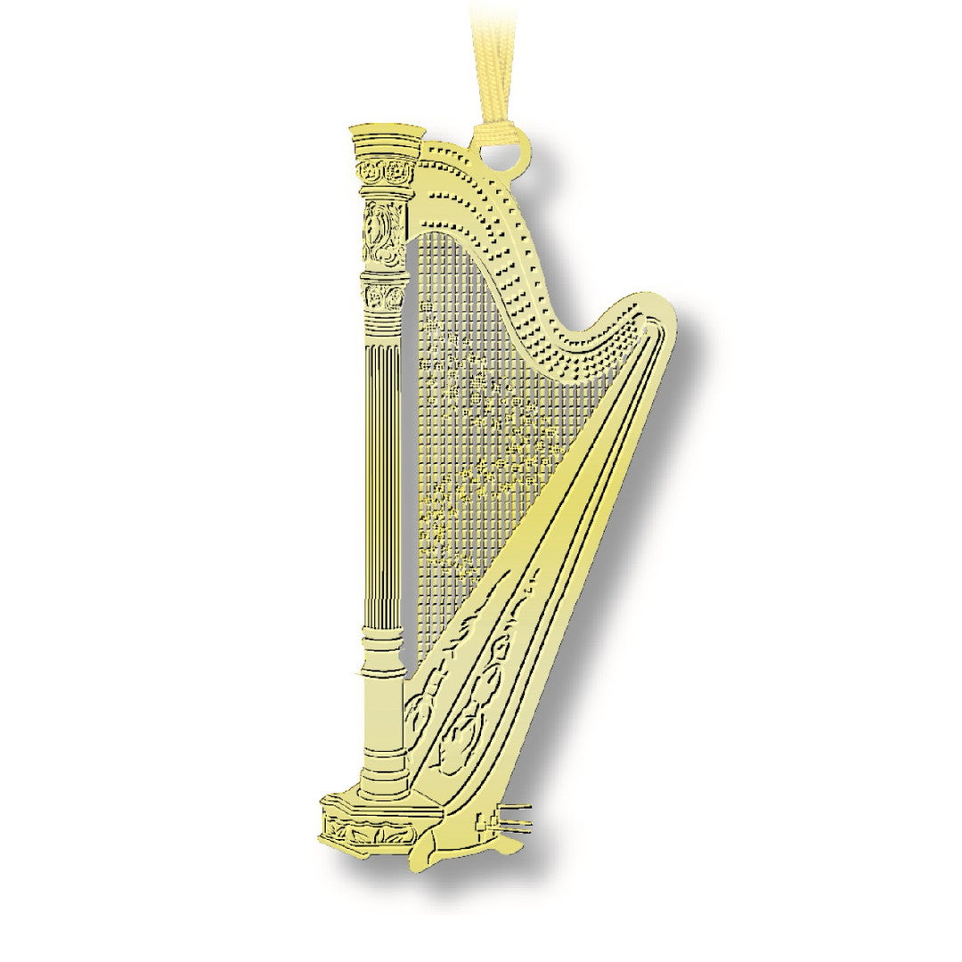 金のしおり「ハープ」