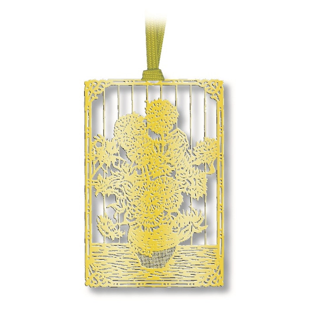 金のしおり「ゴッホのひまわり」