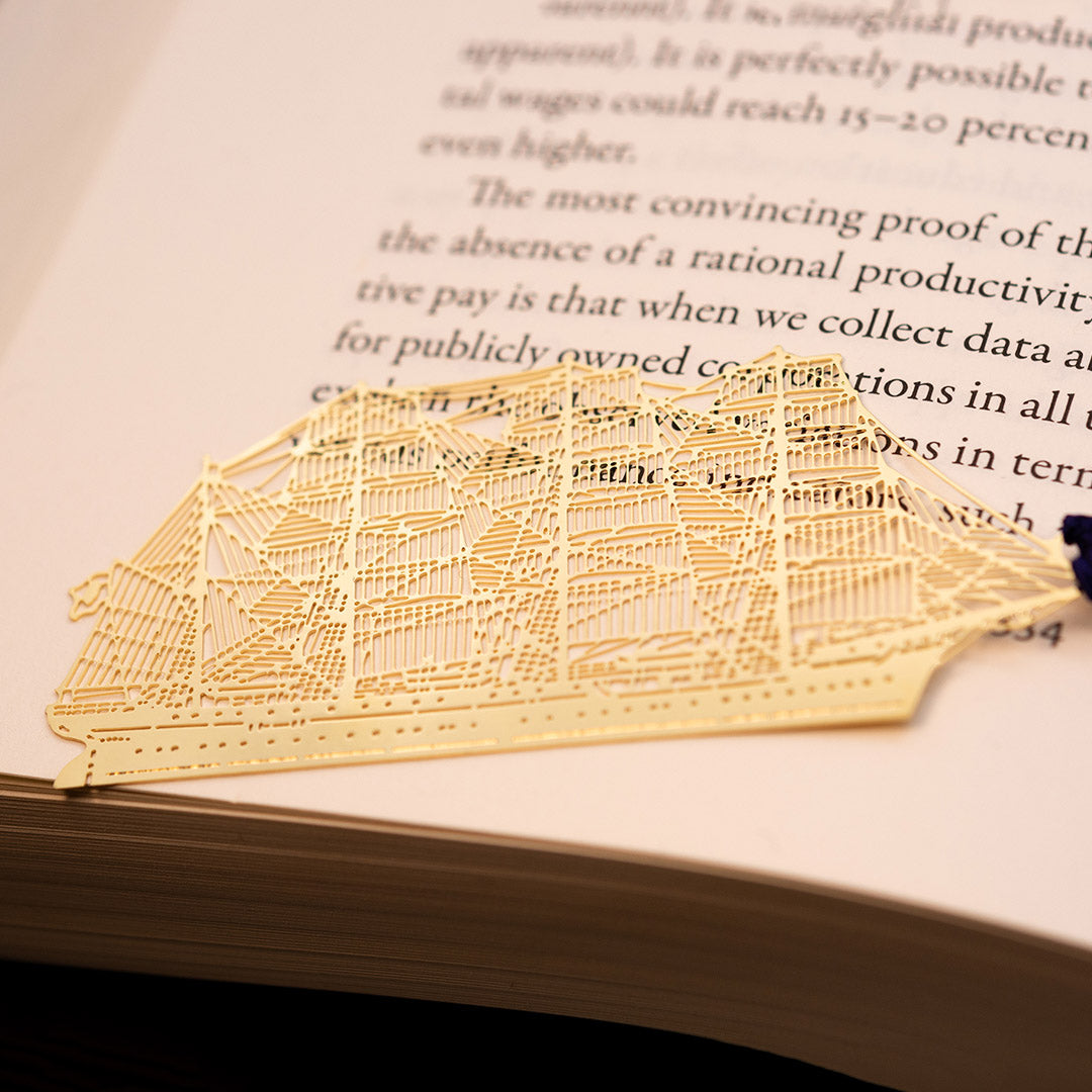 金のしおり「帆船B」