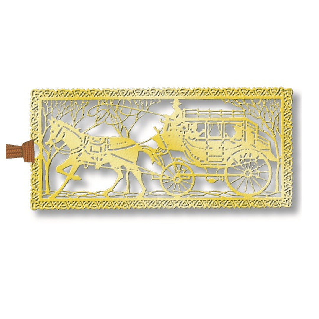 金のしおり「馬車」