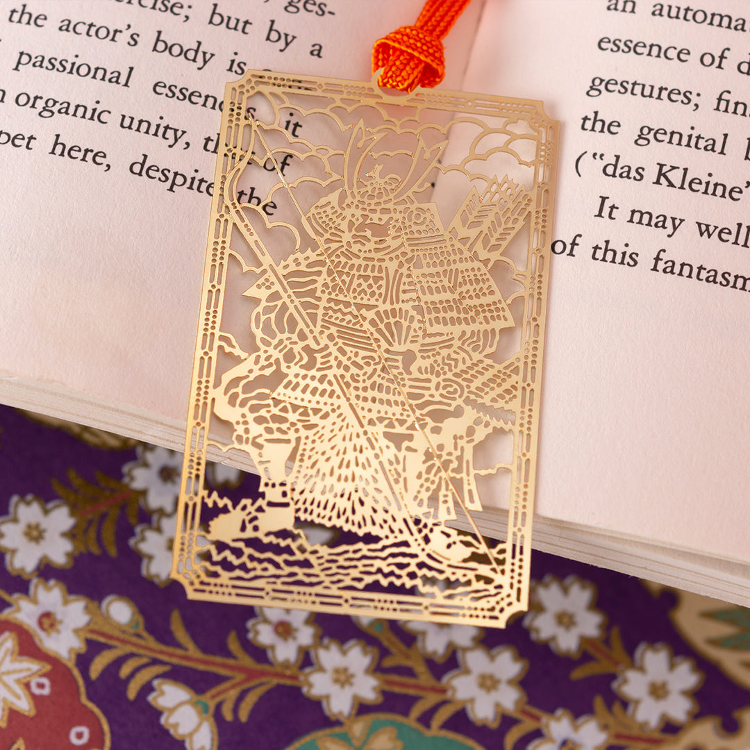 金のしおり「武将」