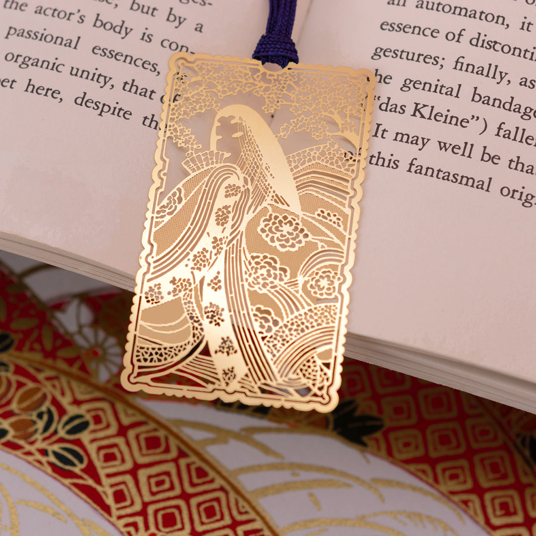 金のしおり「紫式部」