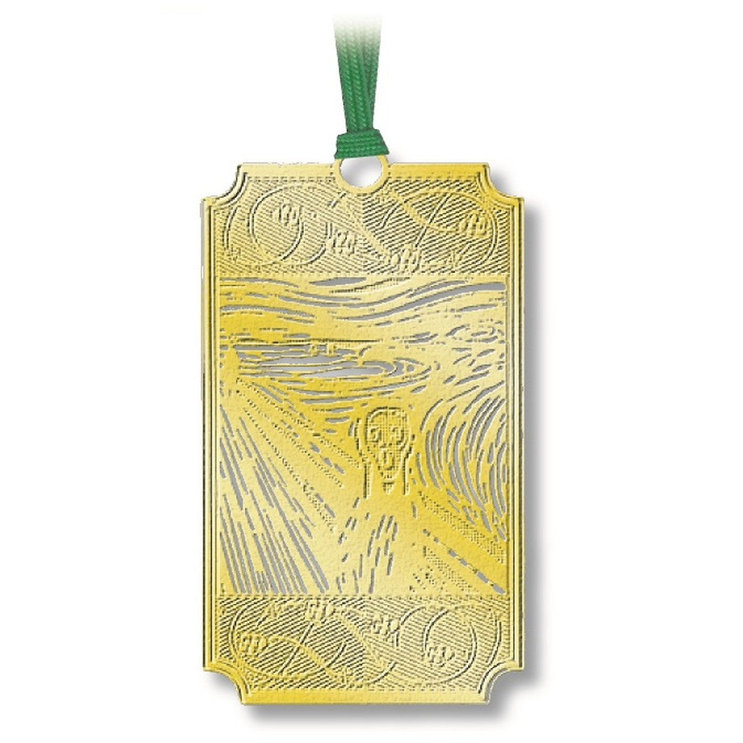 金のしおり「ムンクの叫び」