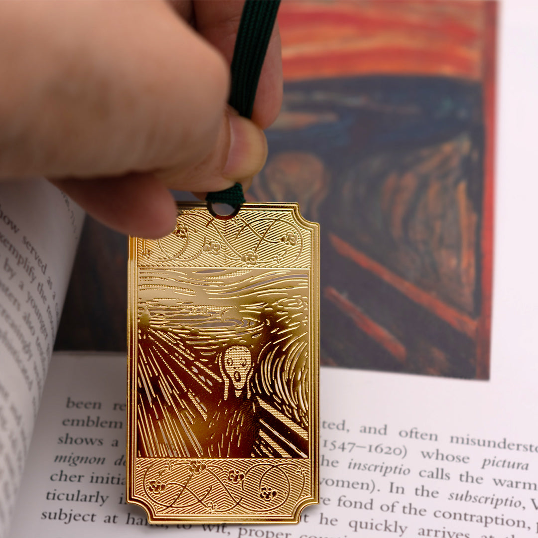 金のしおり「ムンクの叫び」