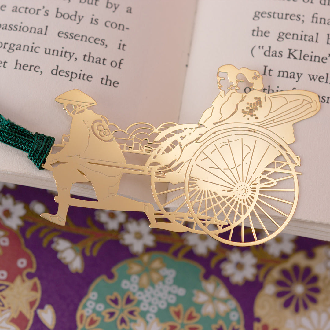 金のしおり「人力車」