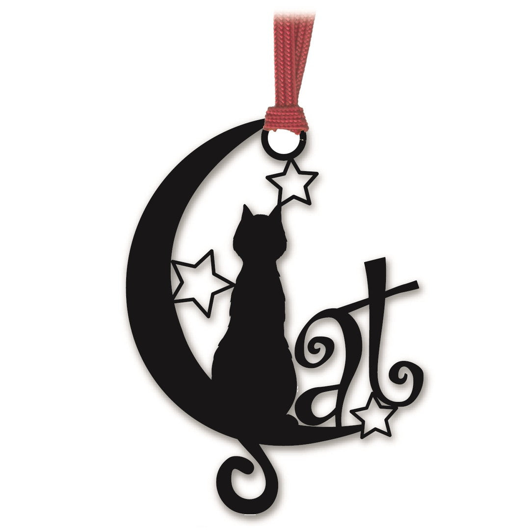 キャットブックマーク「猫と月B」