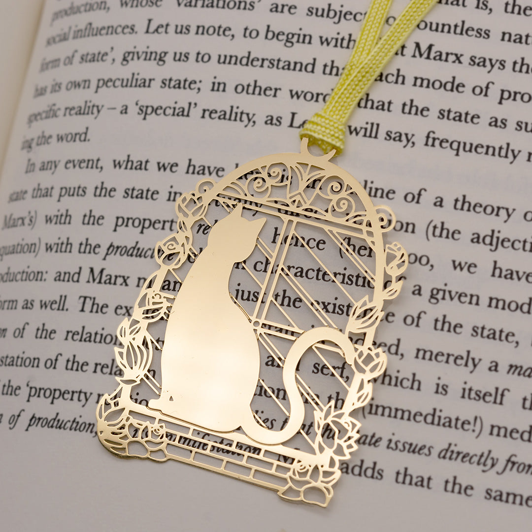 キャットブックマーク「猫と窓G」