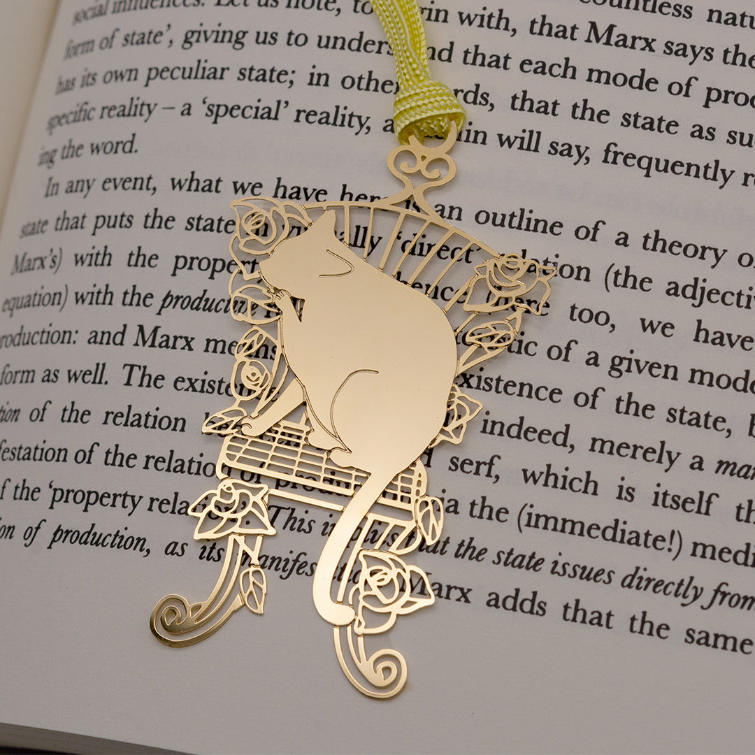 キャットブックマーク「猫と椅子G」