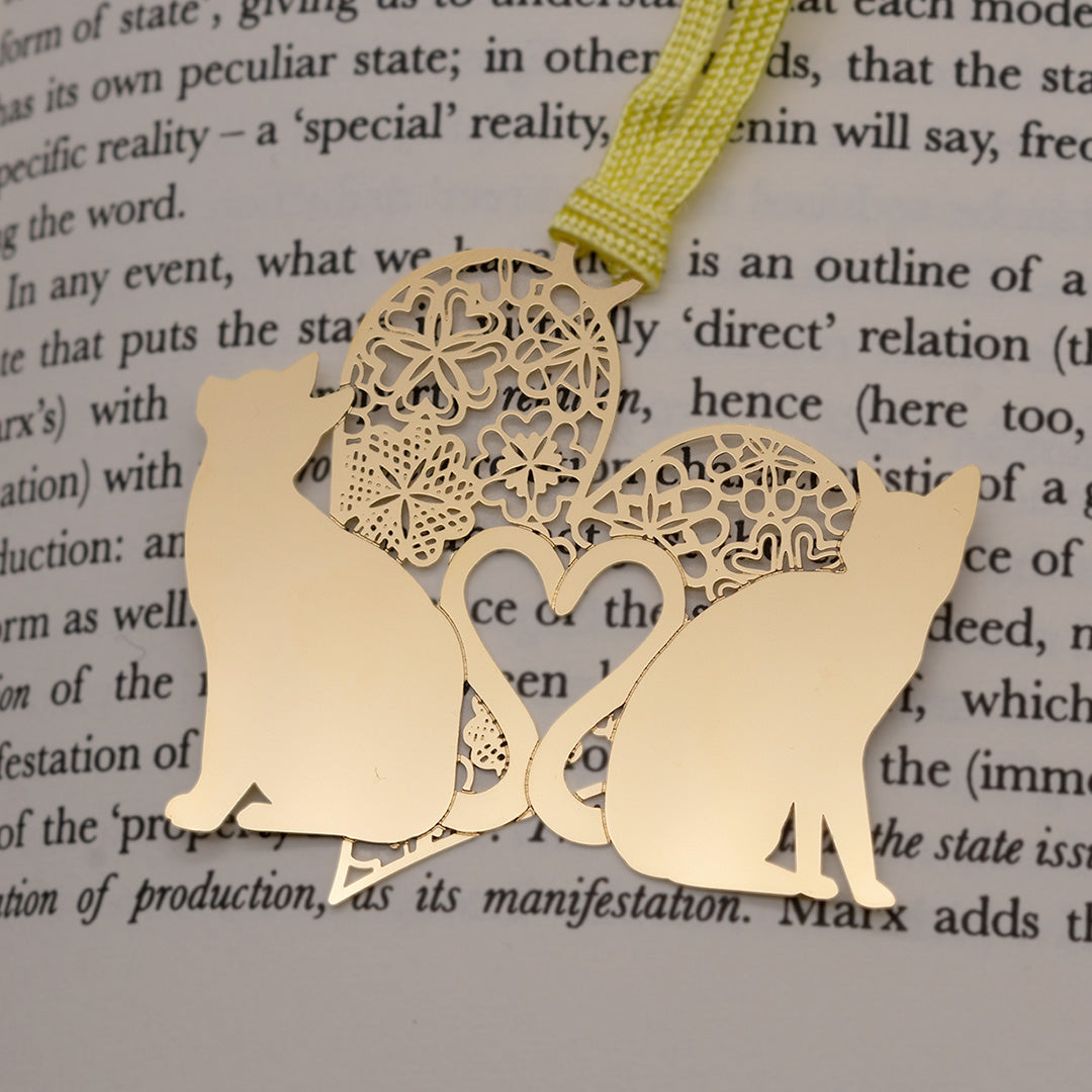 キャットブックマーク「猫とハートG」