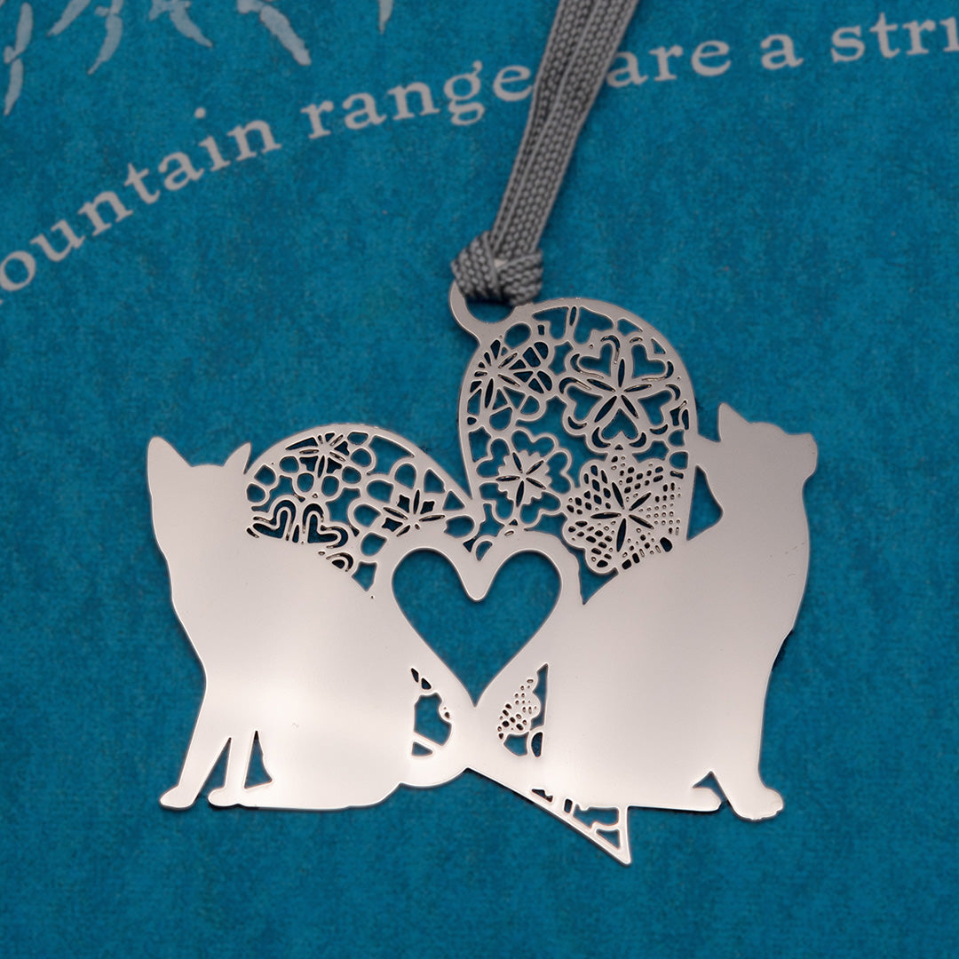 キャットブックマーク「猫とハートS」