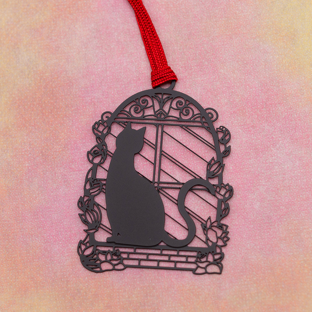 キャットブックマーク「猫と窓B」