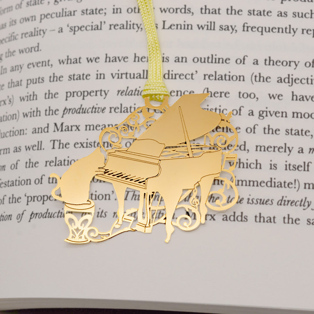 キャットブックマーク「猫とピアノG」