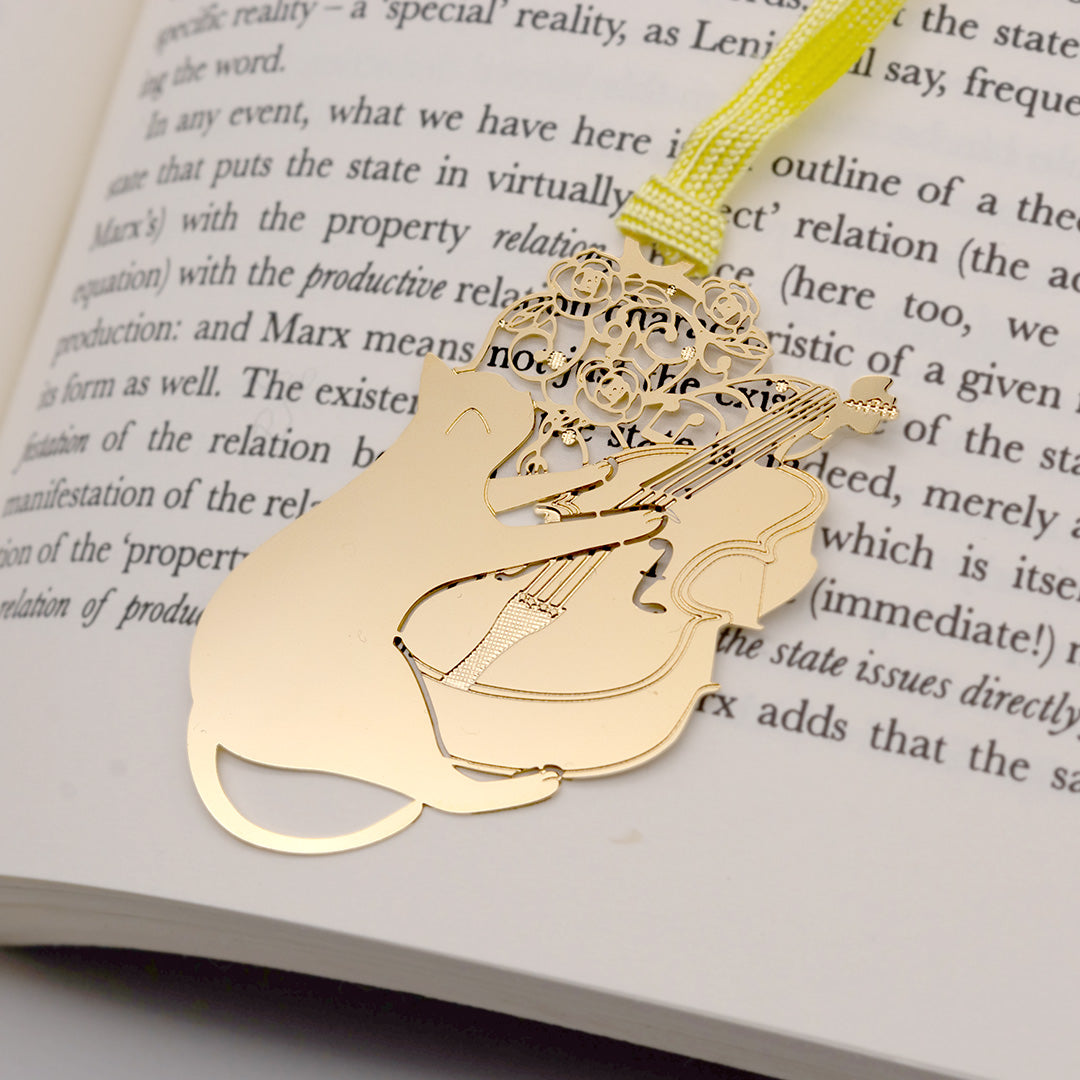 キャットブックマーク「猫とバイオリンG」