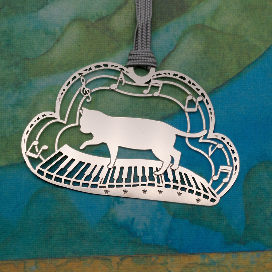 キャットブックマーク「猫と鍵盤S」