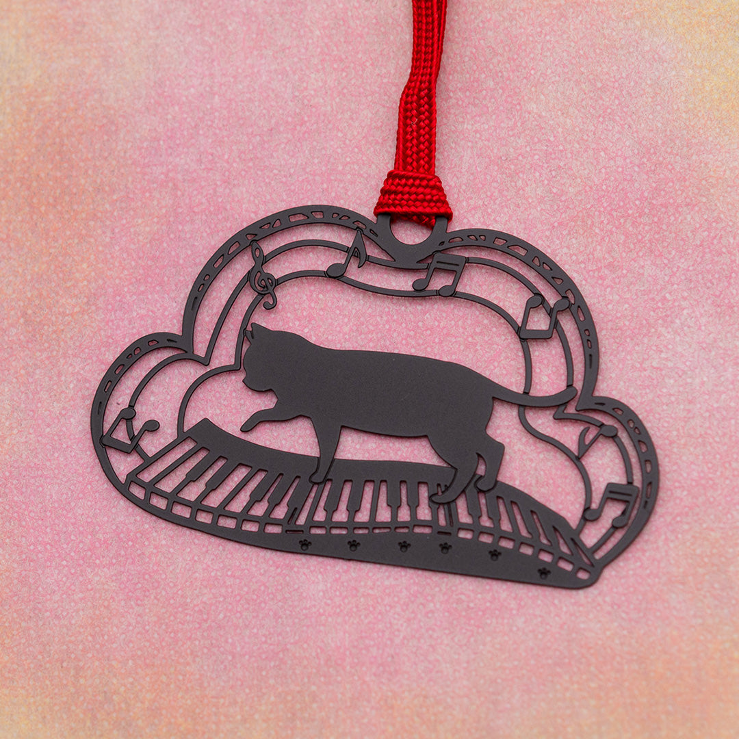 キャットブックマーク「猫と鍵盤B」