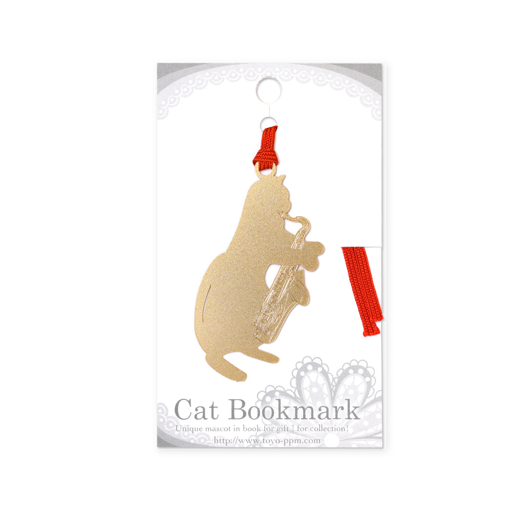 キャットブックマーク「演奏猫MG」