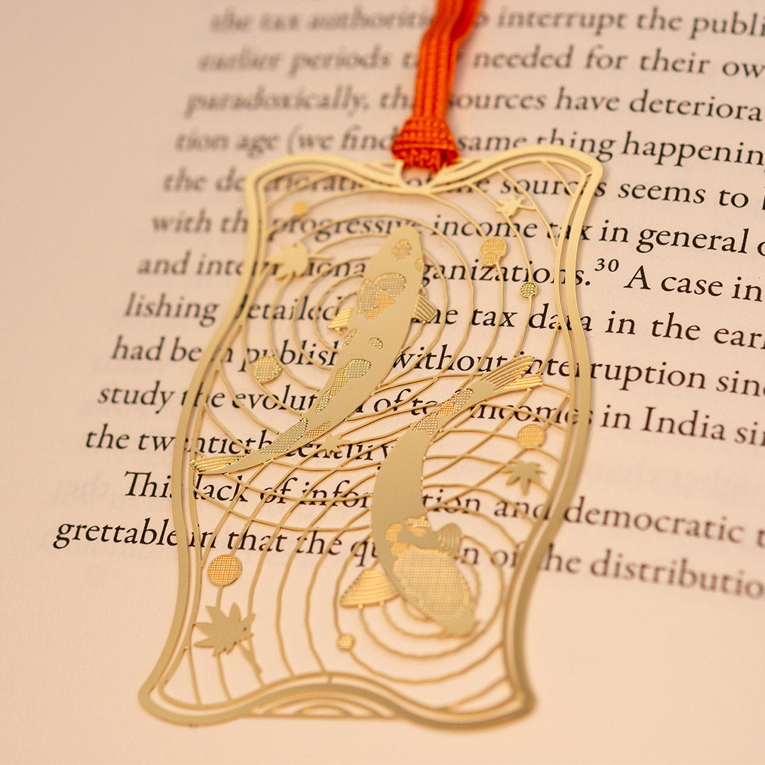 金のしおり「鯉」