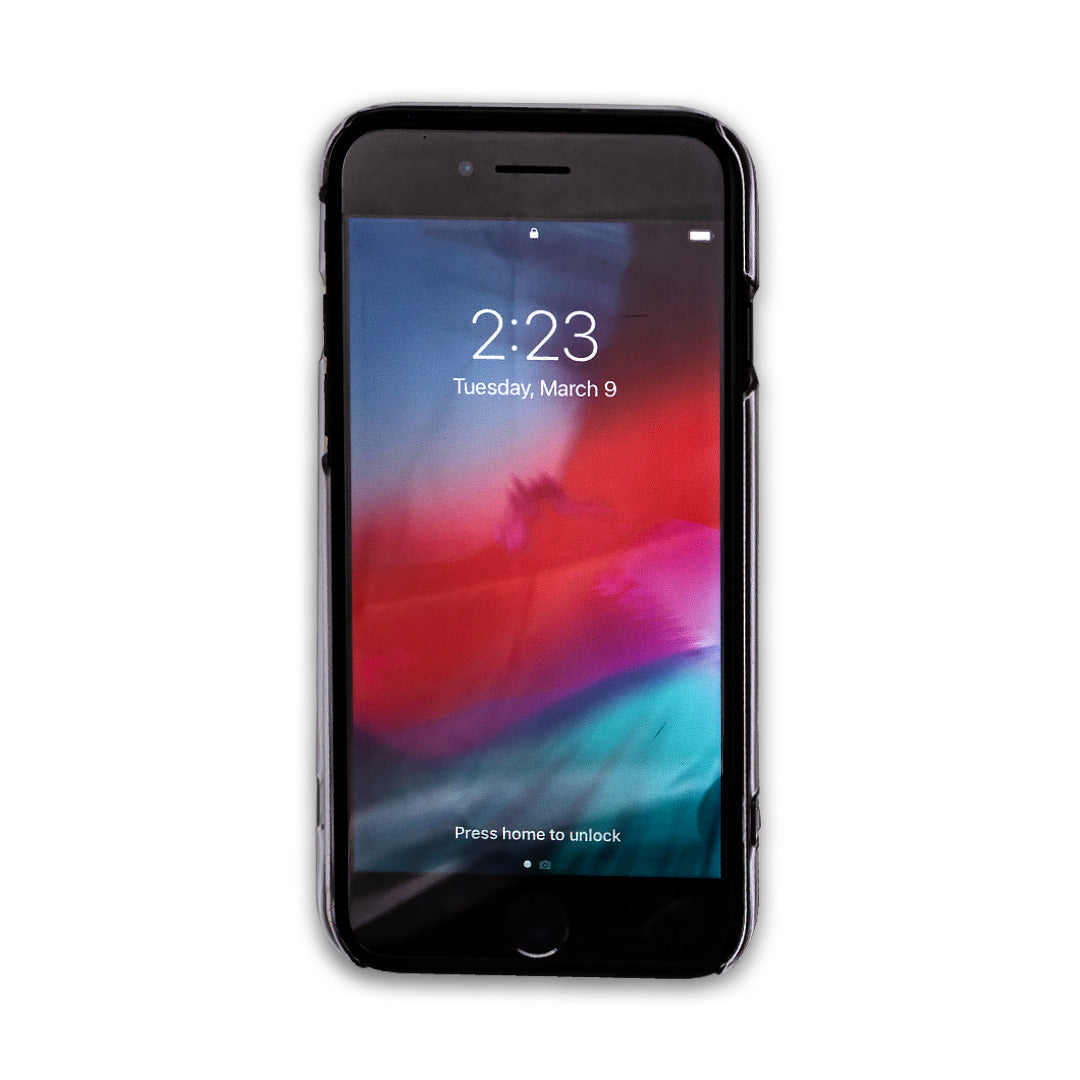 iPhone SE(第2世代)/8/7用クリアケース+プレート DECOSMA「アイヴィー」