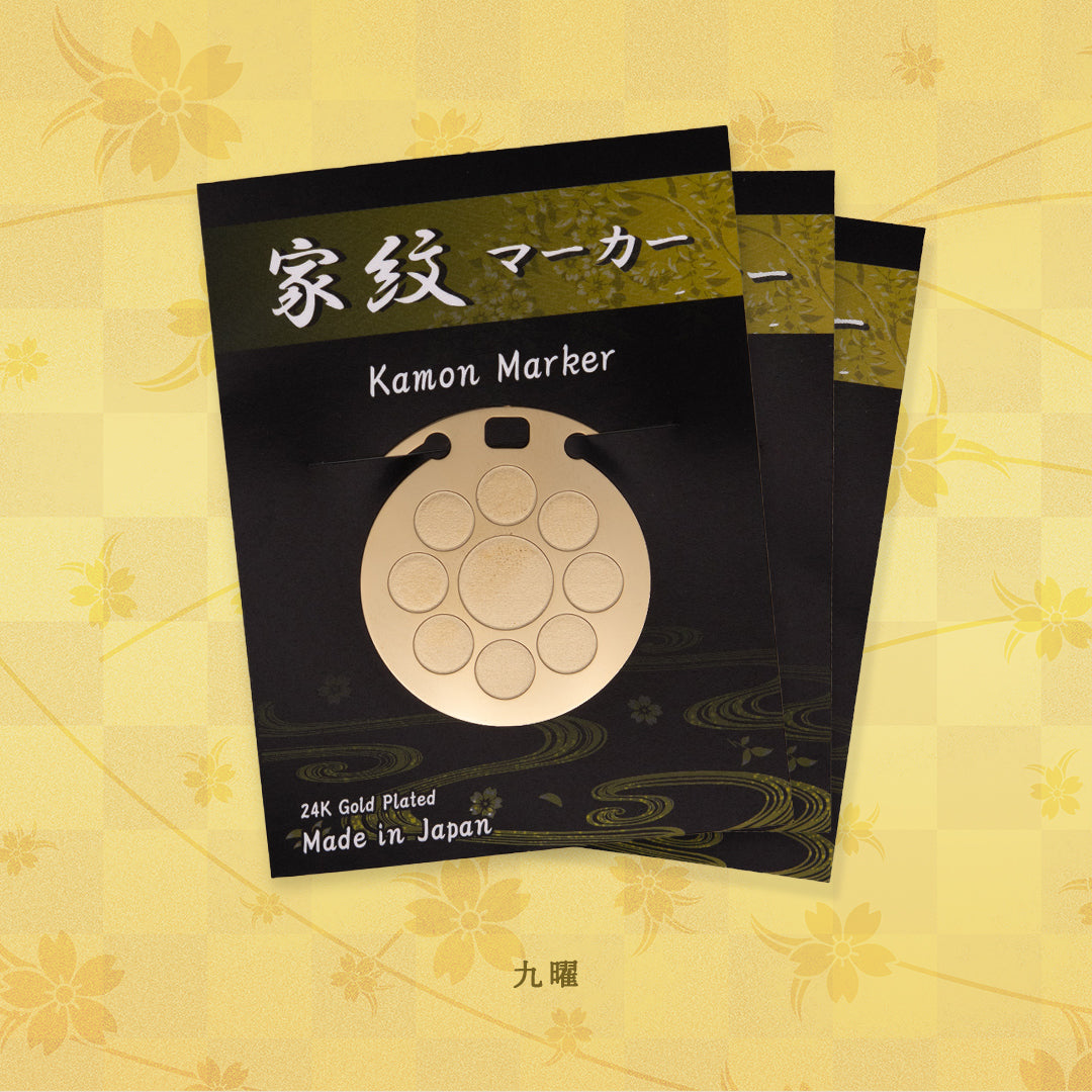 家紋マーカー「九曜」