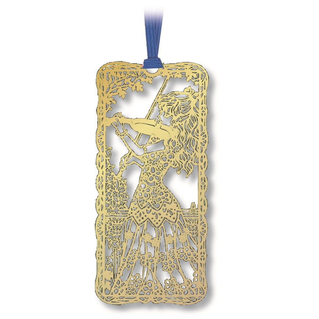 金のしおり「バイオリンを弾く少女」