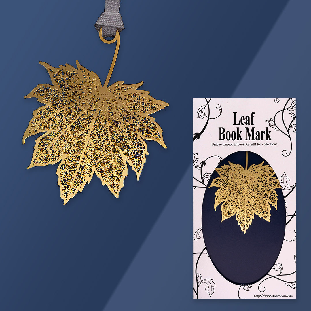 金のしおり「カエデ」