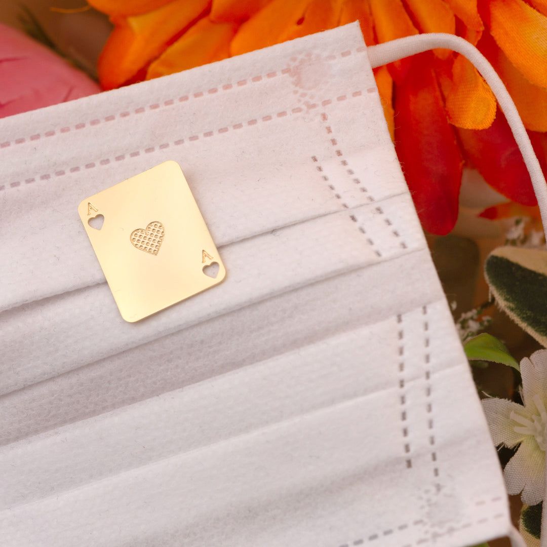 マスクアクセサリー「ハートのトランプG」