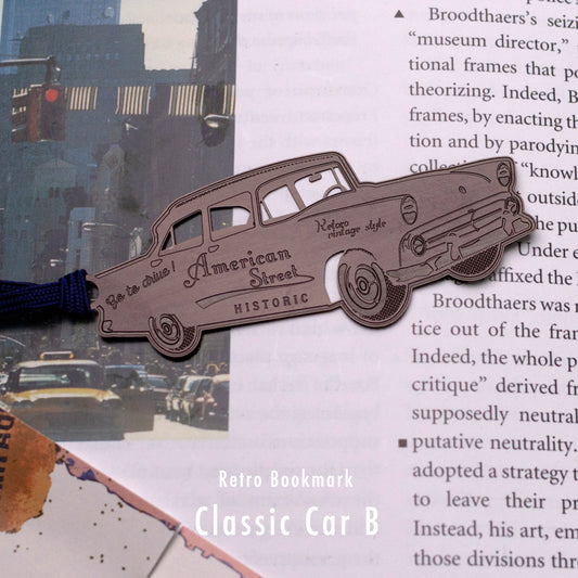レトロブックマーク「クラシックカーB(B)」
