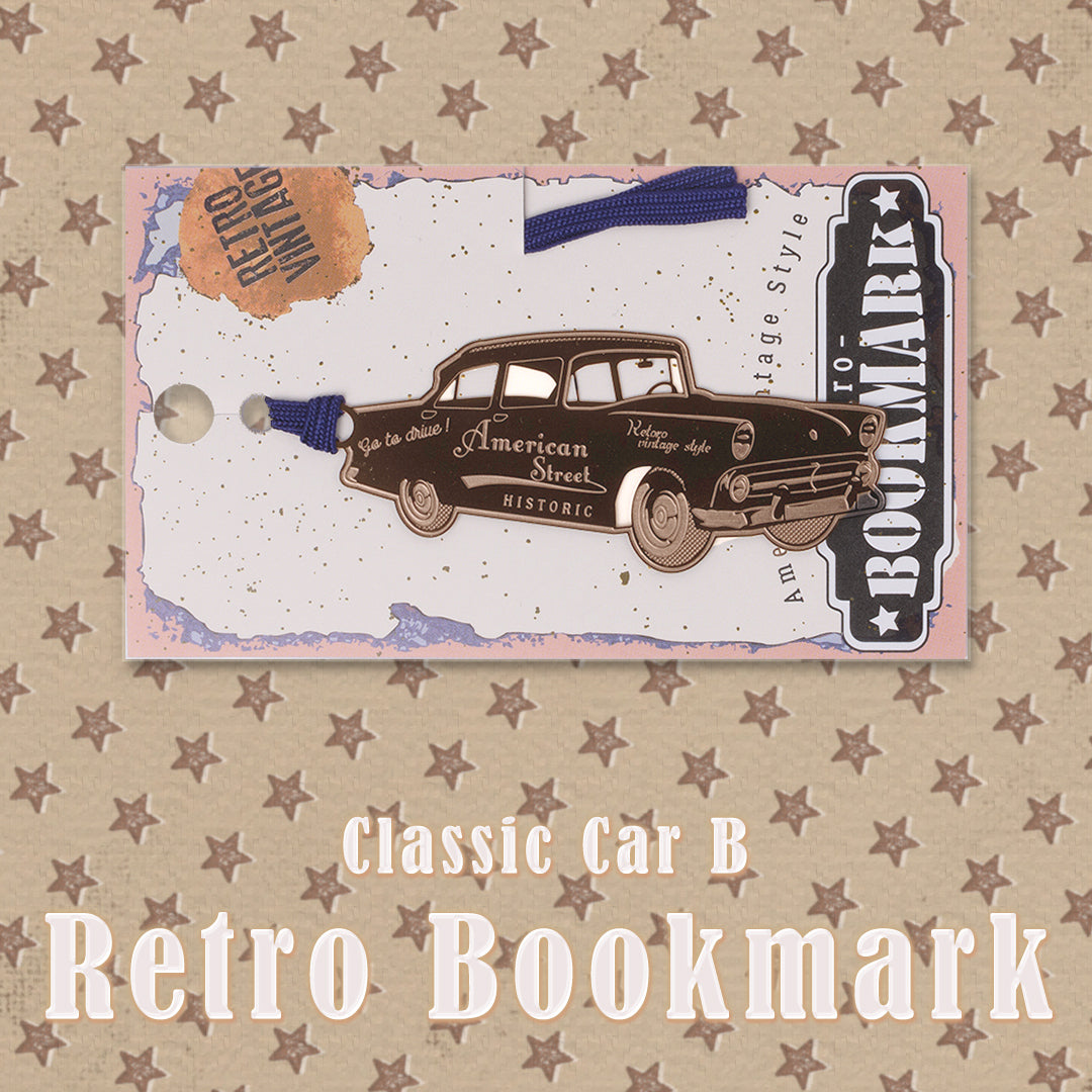 レトロブックマーク「クラシックカーB(B)」