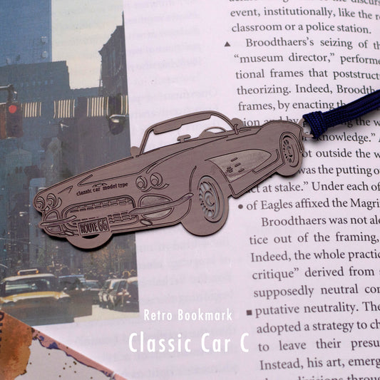 レトロブックマーク「クラシックカーC(B)」