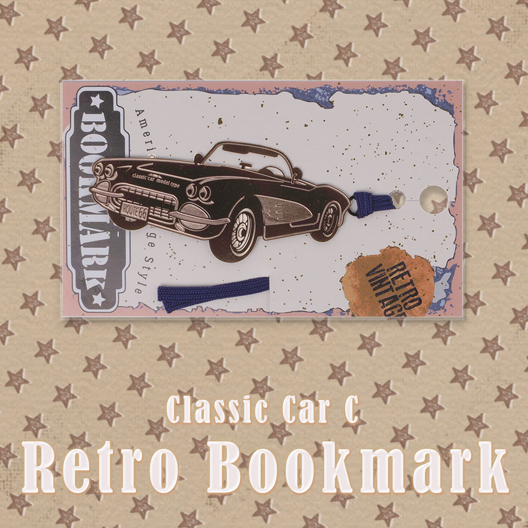 レトロブックマーク「クラシックカーC(B)」