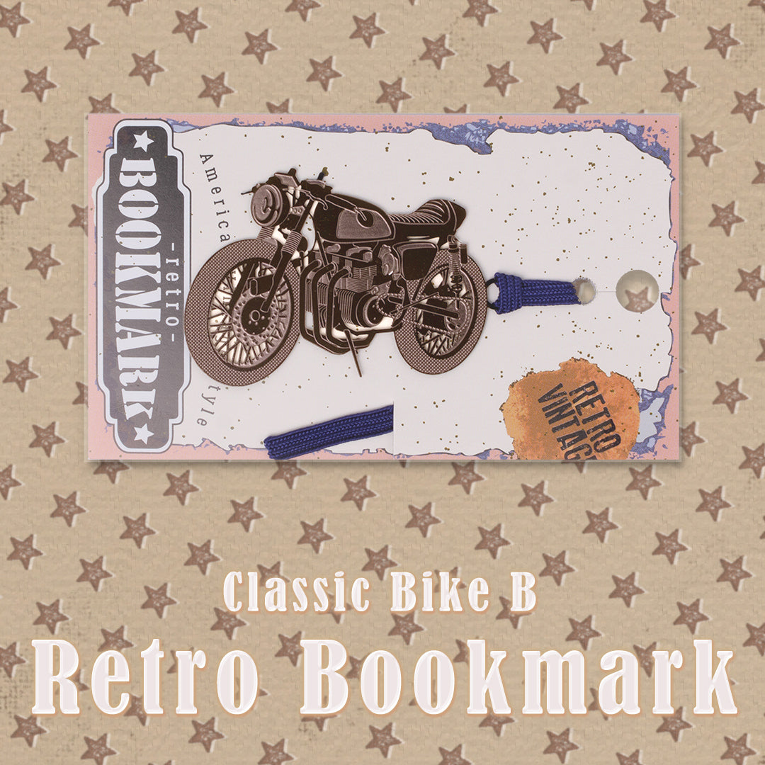レトロブックマーク「クラシックバイクB(B)」