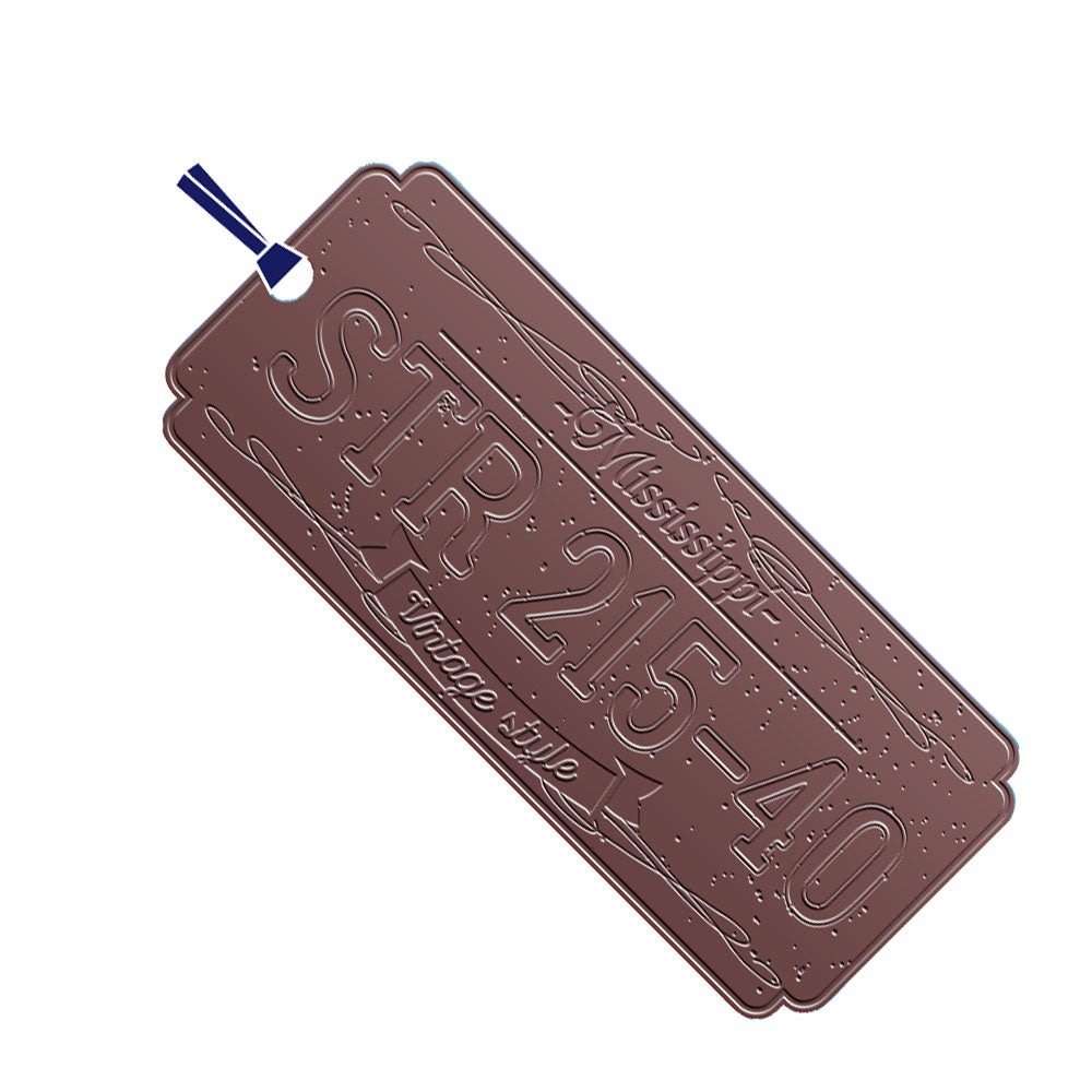 レトロブックマーク「ナンバープレートB(B) 」