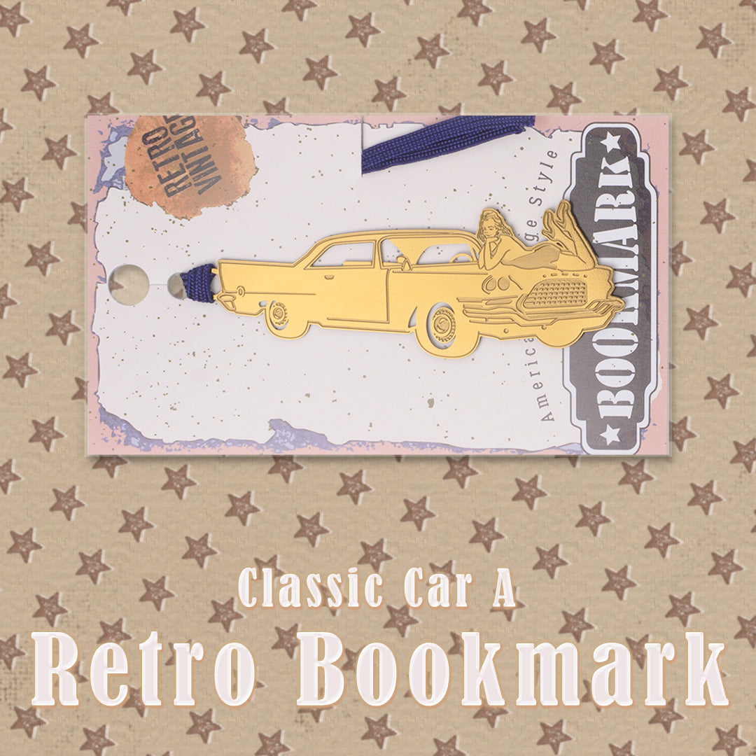 レトロブックマーク「クラシックカーA(G)」