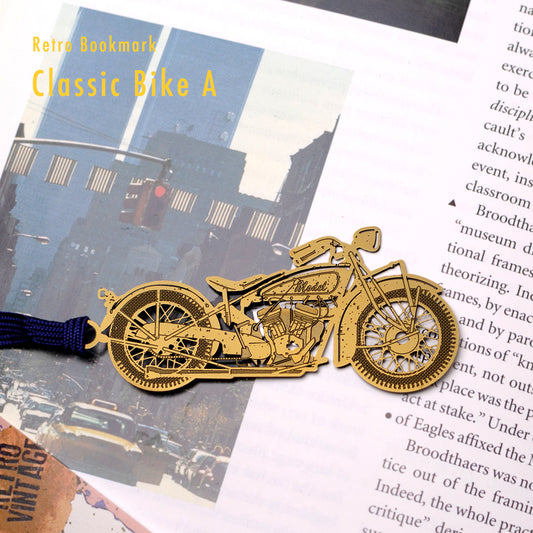 レトロブックマーク「クラシックバイクA(G)」