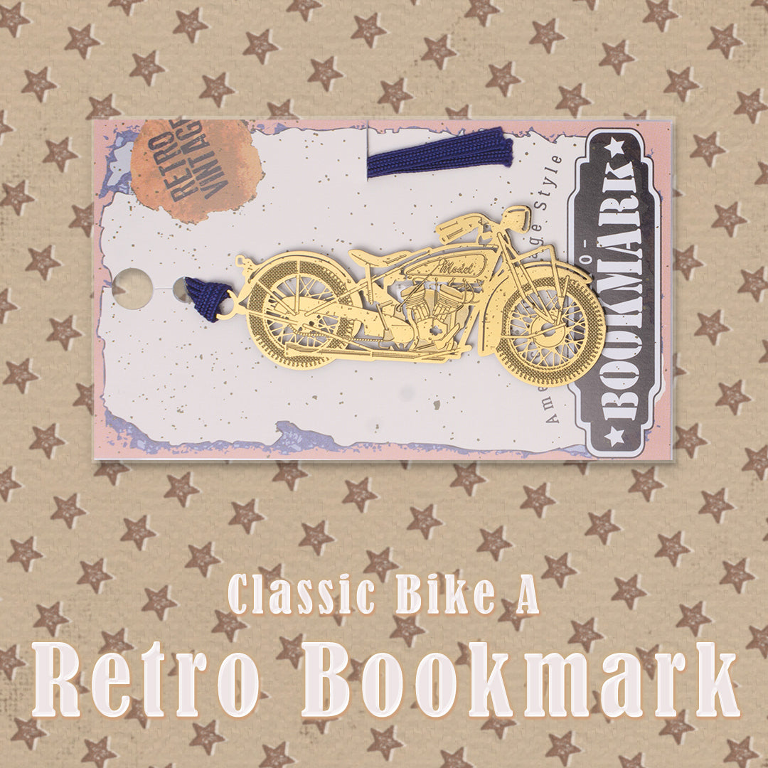 レトロブックマーク「クラシックバイクA(G)」