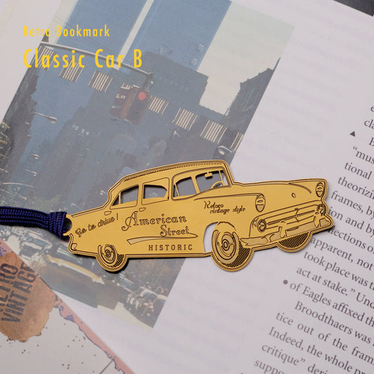 レトロブックマーク「クラシックカーB(G)」