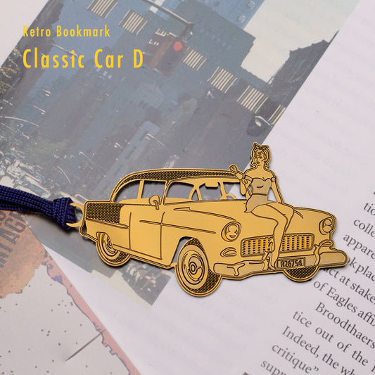 レトロブックマーク「クラシックカーD(G)」