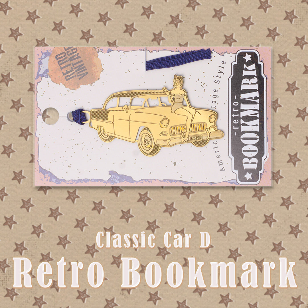 レトロブックマーク「クラシックカーD(G)」