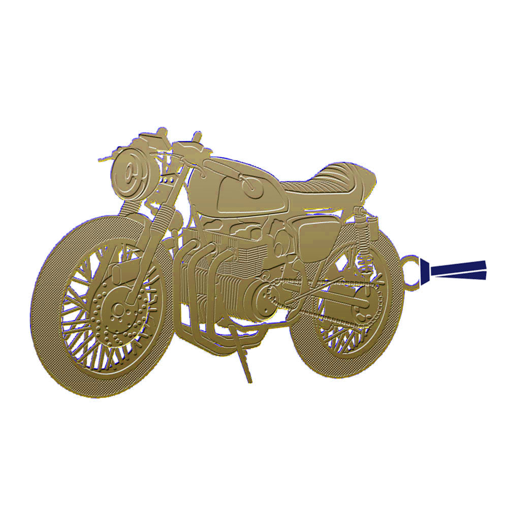 レトロブックマーク「クラシックバイクB(G)」