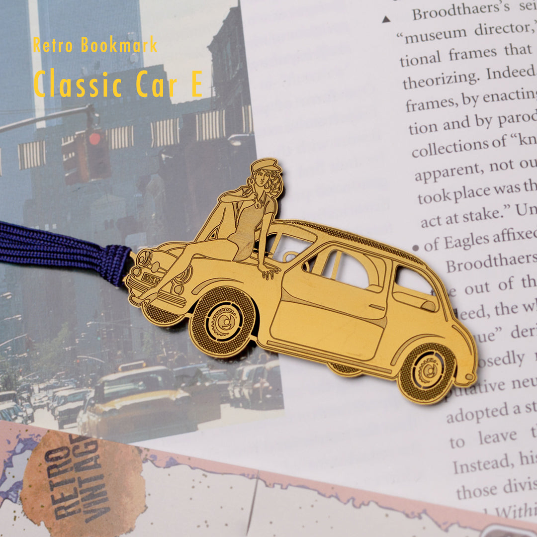 レトロブックマーク「クラシックカーE(G) 」