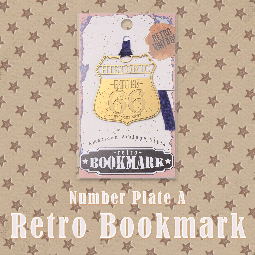 レトロブックマーク「ナンバープレートA(G)」