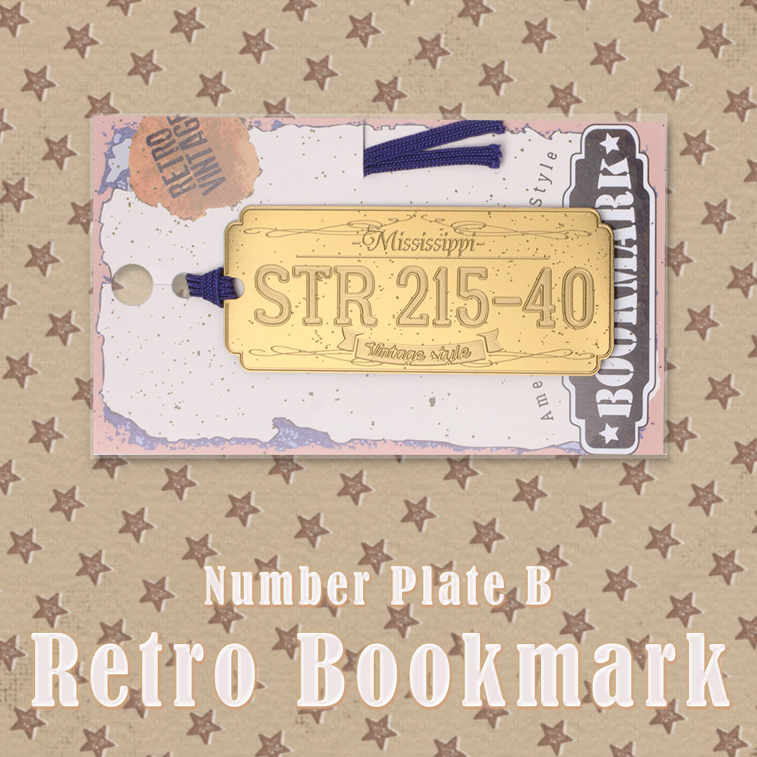 レトロブックマーク「ナンバープレートB(G) 」